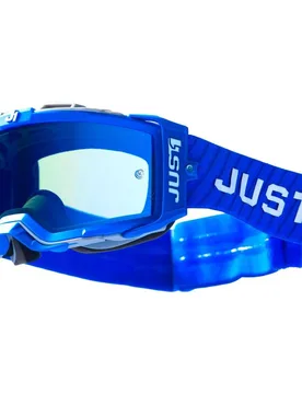 Occhiali Maschera Moto Cross Enduro NERVE Korten Blu B taglia un - JUST1 - FashionsVida
