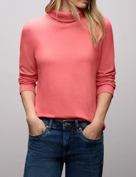 Street One Softes Shirt female Pink - Street One - FashionsVida
