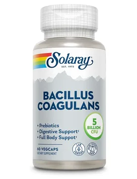 Capsules Bacillus Coagulans Enzymes And Digestive Aids 60 Unités - Solaray - FashionsVida
