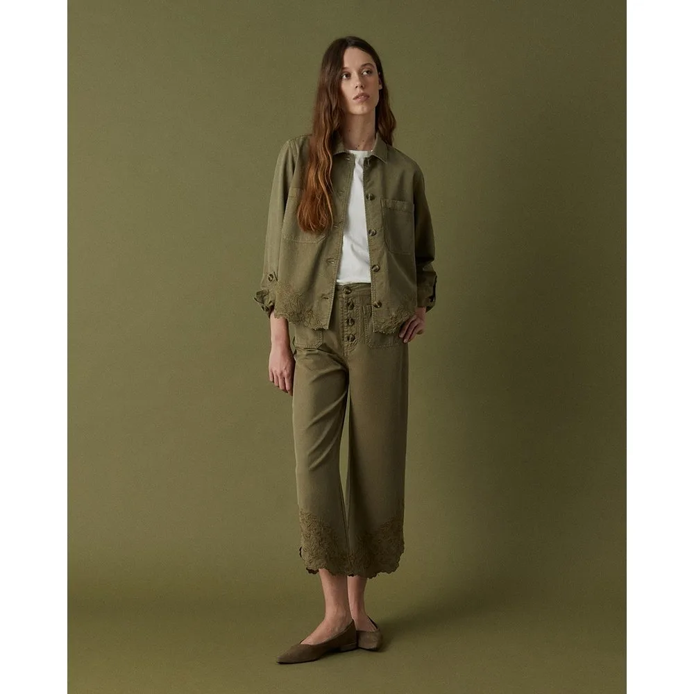 Sfera - Pantalón bordados bajo - Sfera - FashionsVida
