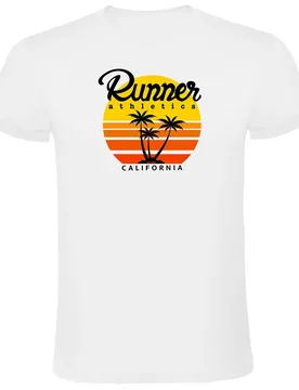 Maglietta A Maniche Corte Runner Athletics White M - Kruskis - FashionsVida