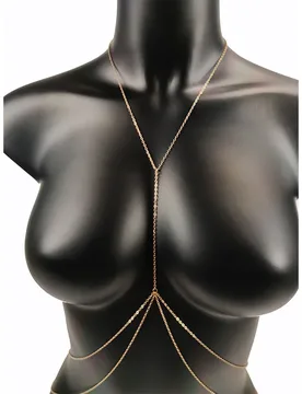 Body Jewelry Sexy Chest Chain Bikini Belly Chains for Women Cross Waist Chains Female Body Suit Girl Fashion Beach Simple Luxury - Aliexpress - FashionsVida