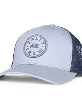 Casquette De Camionneur Watermark Retro Blue Fog One Size Homme - Salty Crew - FashionsVida