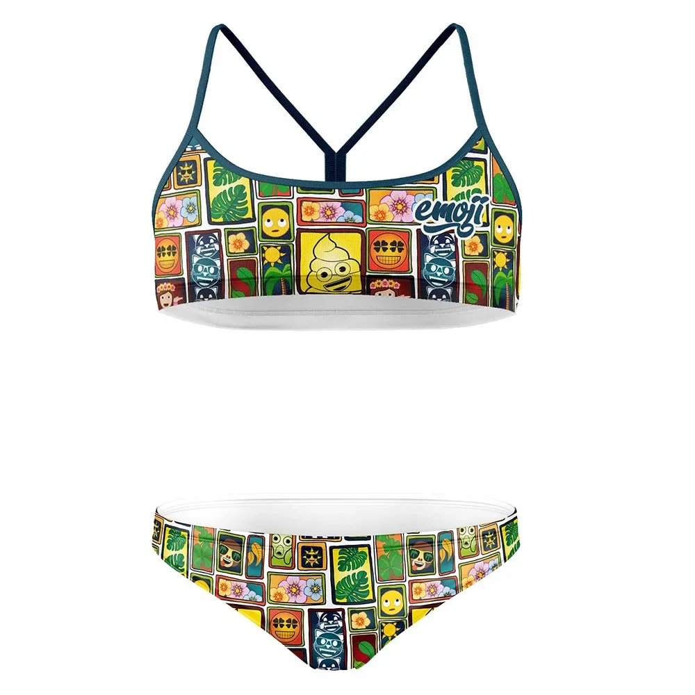 Emoji Portrait Bikini Multicolour XS Women - OTSO - FashionsVida