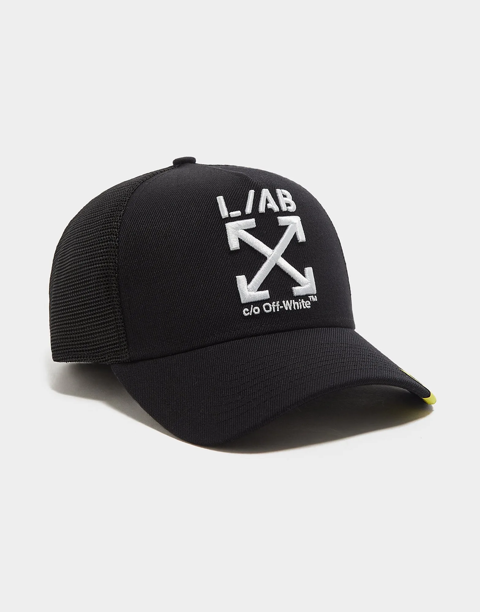 L/AB Trucker Cap - Damen, Schwarz - female - Size: One Size - OFF-WHITE - FashionsVida