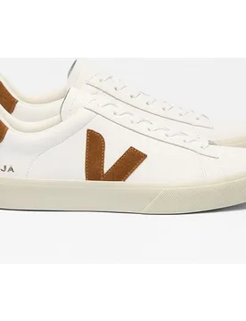 Zapatilla de hombre, modelo campo, de cuero, con cordones - Veja - FashionsVida