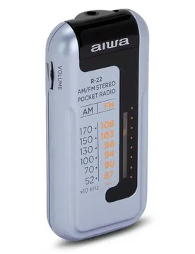 Radio Portable Mini R-22sl Am/fm Grey / Black One Size unisex - AIWA - FashionsVida