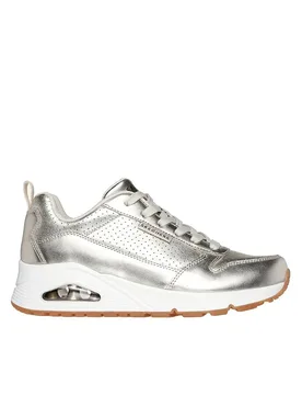 Sneaker Uno Metallixs Champagne EU 40 - Skechers - FashionsVida