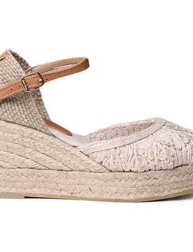 Pons Espadrilles Compensées Lovina Natural EU 41 - Toni - FashionsVida