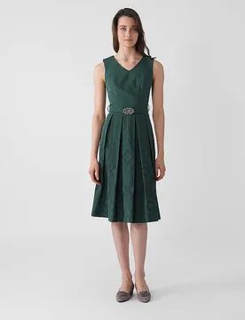 Robe traditionnelle CAMILA vert 42 - Wenger - FashionsVida