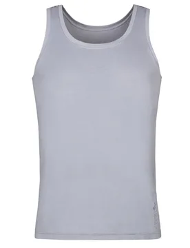 Mens 1 Pack Sloggi SLG Base Soft Tank Top Morandi Grey M - Grey - Size: Medium - SockShop - FashionsVida