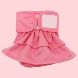 Pieza Pantalones sanitarios para mascota con diseño de fruncido