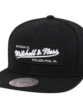 Mens Full Dolar Black Cap - One Size - Mitchell & Ness - FashionsVida