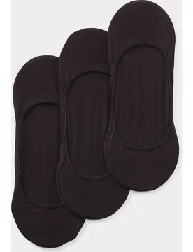Pack de tres pares de pinkies de hombre en algodón - Polo Ralph Lauren - FashionsVida