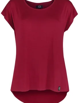 T-Shirt für Damen bordeaux "loose my mind Viscose" von - Frauen - female - RED by EMP - FashionsVida