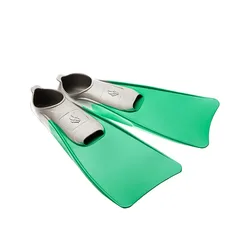 Pool Colour Long Swimming Fins Green EU 46-48 unisex
