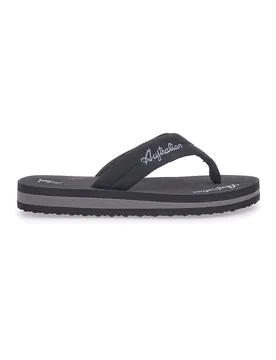 Ciabatte nere con fascetta in tessuto AU24W409 41 - Australian - FashionsVida