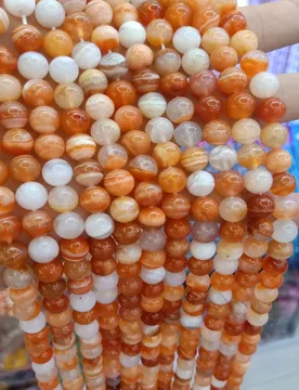 Mm Natural Red Persian Gulf Agates Stone Beads Round Loose Stripe Persia Agates Beads For Jewelry Making DIY Bracelet - Aliexpress - FashionsVida
