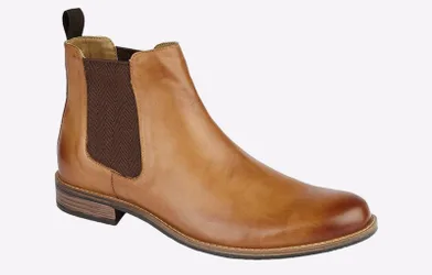 Hammond Leather Mens Boots - Tan - Size Uk 10