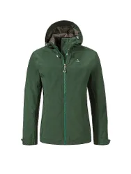 SCHÖFFEL Damen Wanderjacke Yew 2L ZipIn Hoodie dunkelgrün 48 W