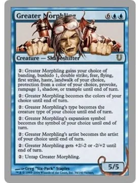 Greater Morphling (foil) Unhinged - Magic: The Gathering - FashionsVida