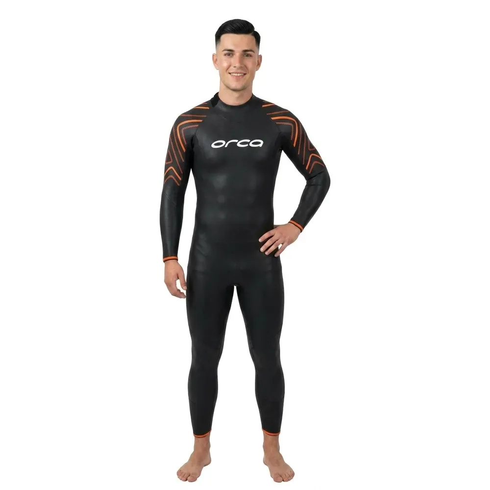 Vitalis Thermal Long Sleeve Neoprene Wetsuit Black 9 Men - Orca - FashionsVida