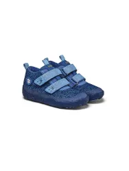 Kinder Barfußschuhe - Sneaker KNIT HAPPY Elefant dunkelblau 31 baby