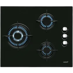 Placa gas 3 quemadores - CI 6021 BK