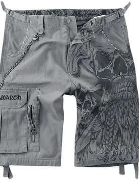Short - M bis 3XL - für Männer - Größe XXL - grau - EMP exklusives Merchandise! - Männer - male - Amon Amarth - FashionsVida