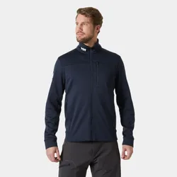 Men's Crew Slickface Marine Fleece Jacket Navy 2XL - Navy Blue - Male