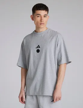 Manchester United x Future Icons Short T-Shirt Grey Marl XS - Adidas - FashionsVida