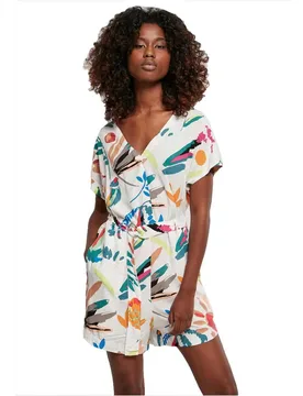 Combinaison à Manches Courtes Viscose White Sand Fruity 2XL - Urban classics - FashionsVida