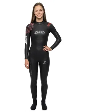 Ow Myboost Shell Fs 3/2 Mm Woman Long Sleeve Neoprene Wetsuit Black / Red XL Women - Zoggs - FashionsVida