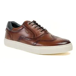 Dobbs Leather Mens Tan Brogues Shoes - Size Uk 9