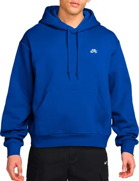 Sweat à capuche en tissu Fleece - U Fleece Pullover Hoodie Essentiel Logo Old Royal White en Coton - Taille L - Bleu - Nike SB - FashionsVida