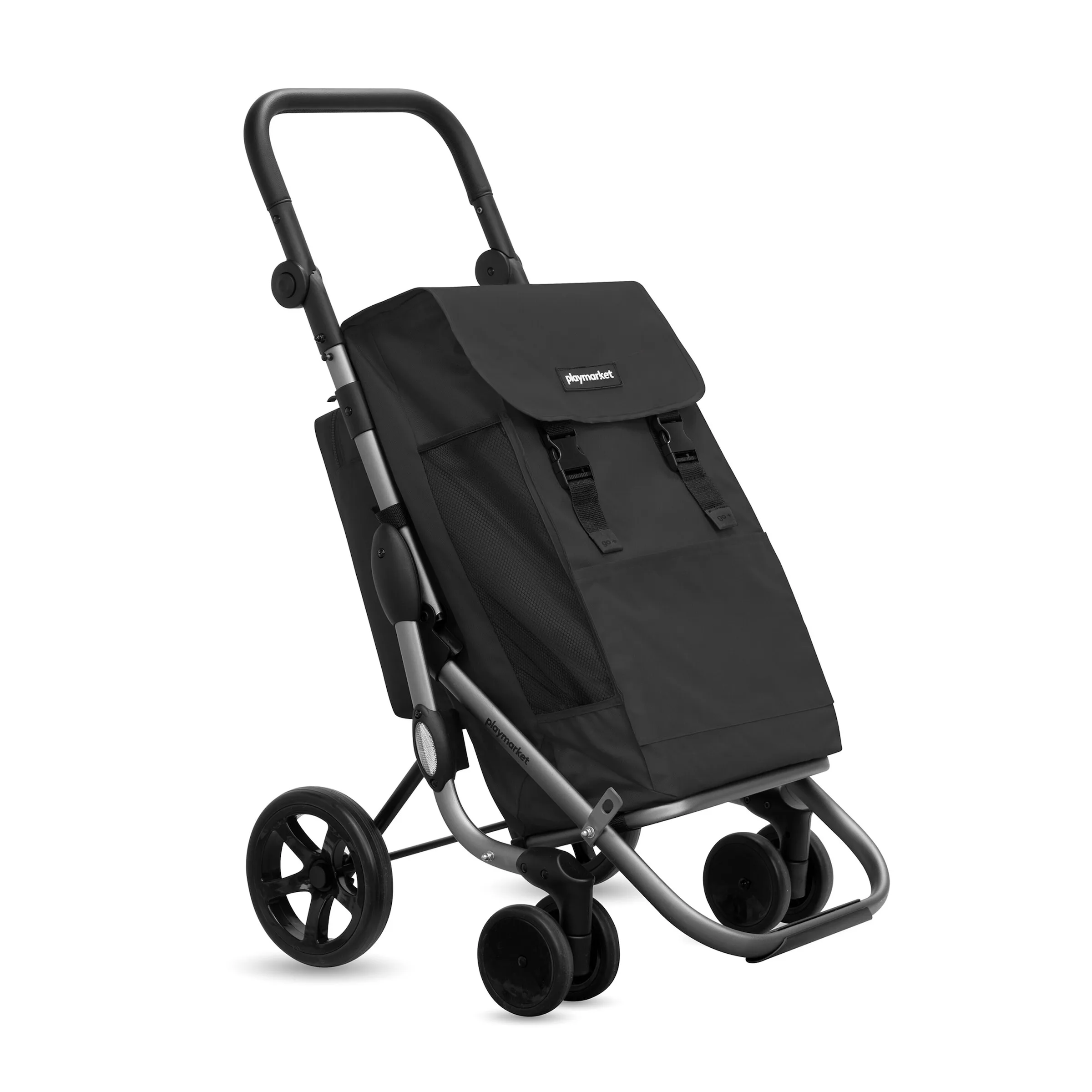 Einkaufstrolley GO PLUS PREMIUM schwarz - Playmarket - FashionsVida