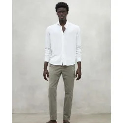 Camisa de hombre mole de corte regular