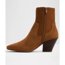 Botines de mujer con punta cuadrada