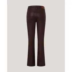 Vaquero de mujer fit flare tiro alto