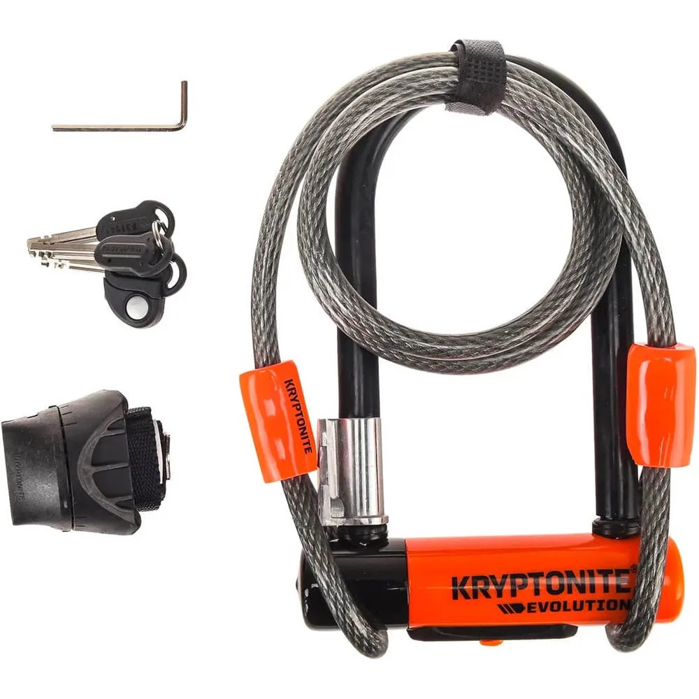 Antirrobo u y cable evo mini7 candado bicicleta (UNICA) - Kriptonics - FashionsVida