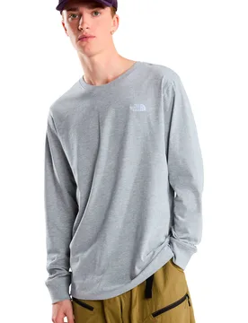 M evolution simple dome regular long sle camiseta montaña manga larga hombre Gris (S) - The North Face - FashionsVida