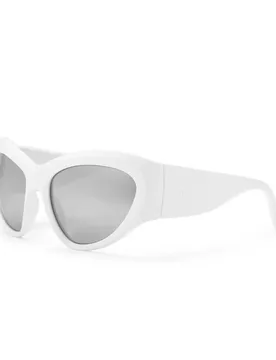 Lunettes De Soleil Boxi White / Silver Mirror One Size Homme - Chpo Brand - FashionsVida