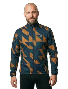 Endurance Tech Windbreaker Dark Blue / Bread Brown S Men - Scott - FashionsVida
