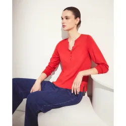 Jersey básico liso de mujer