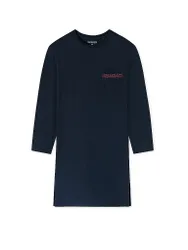 Nachthemd - Sleepshirt nachtblau dunkelblau 48 herren