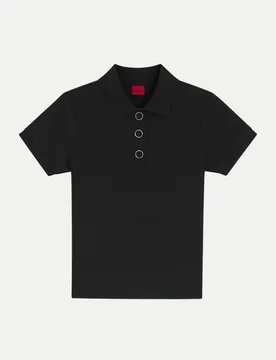 HUGO Poloshirt Dereyel Schwarz M - Hugo Boss - FashionsVida