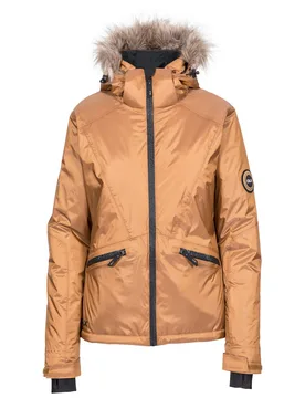 Womens/ladies Meredith Dlx Ski Jacket (Bronze) - Size Small - Trespass - FashionsVida