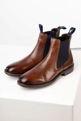 Richmond Mens Leather Chelsea Boots