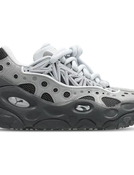 LaFrance Men's Sneakers - Grey - Size 7.5 - Leather - Grey - Size: 7.5 - Puma - FashionsVida