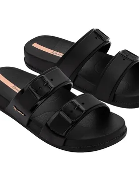 Claquettes Leme Black / Beige EU 41-42 - Ipanema - FashionsVida